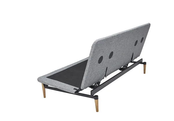 Klappsofa mit Rücken- und Sitzgestellbezug