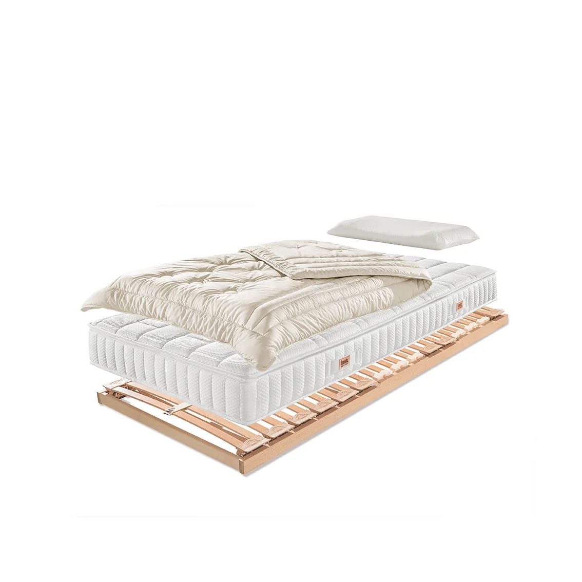 PHYSIOFORMPRO_NC_LUXOR_PHYSIOPILLO Dormiente Federholzrahmen Physioform Pro