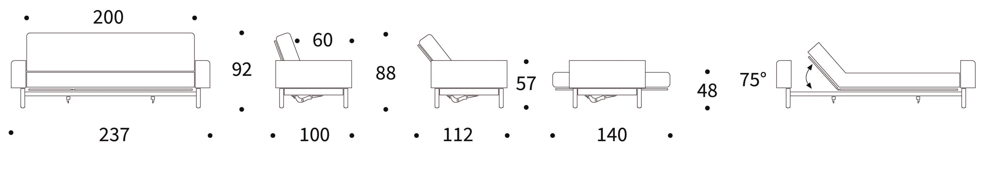 Schlafsofa Minimum