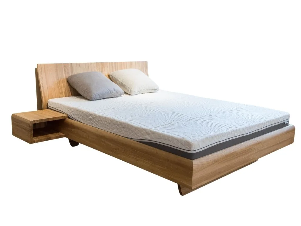 salerno1 Rast Design Massivholzbett Salerno mit Nachttisch