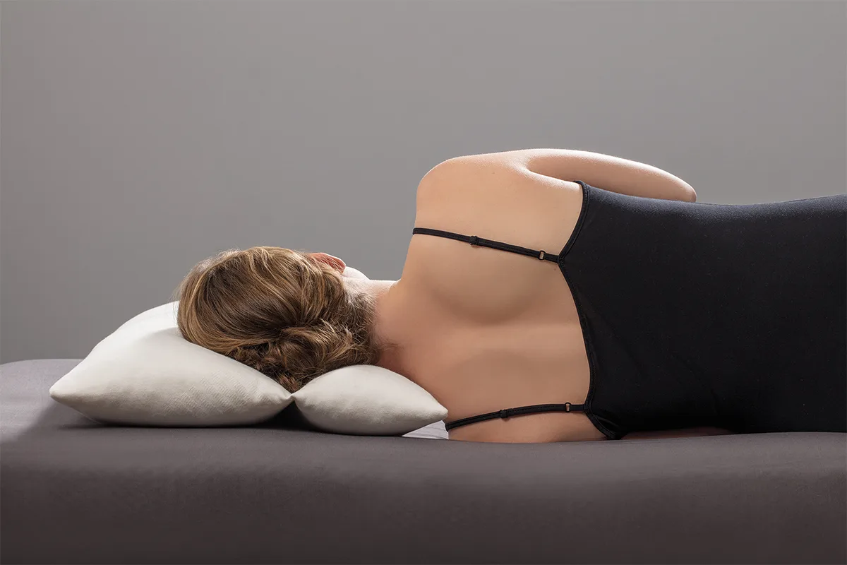 CHIROPILLO_Seitenlage Chiropillo Med Dormiente Füllkissen Naturlatex Seitenlage Schlafposition
