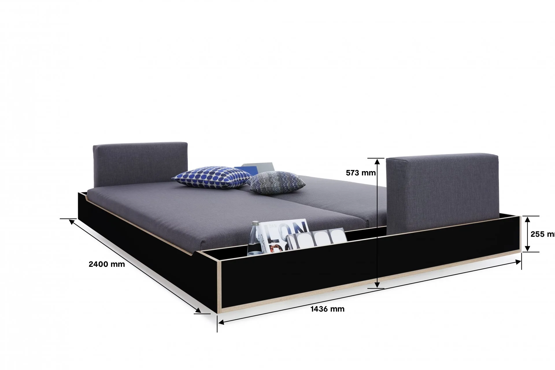 20620_Mueller_Maude_w_schwarz_mit-Masse_140x200_1920x19206WqCuJHOVEAEI Doppelbett Maude